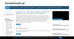 Desktop Screenshot of gamesfanatic.pl