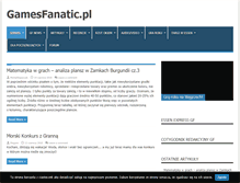 Tablet Screenshot of gamesfanatic.pl